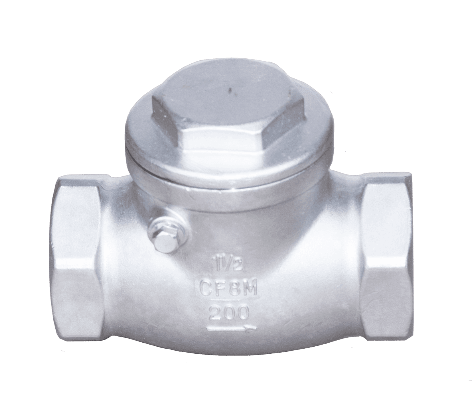 Stainless Steel Threaded Swing Check Valve - Image 2