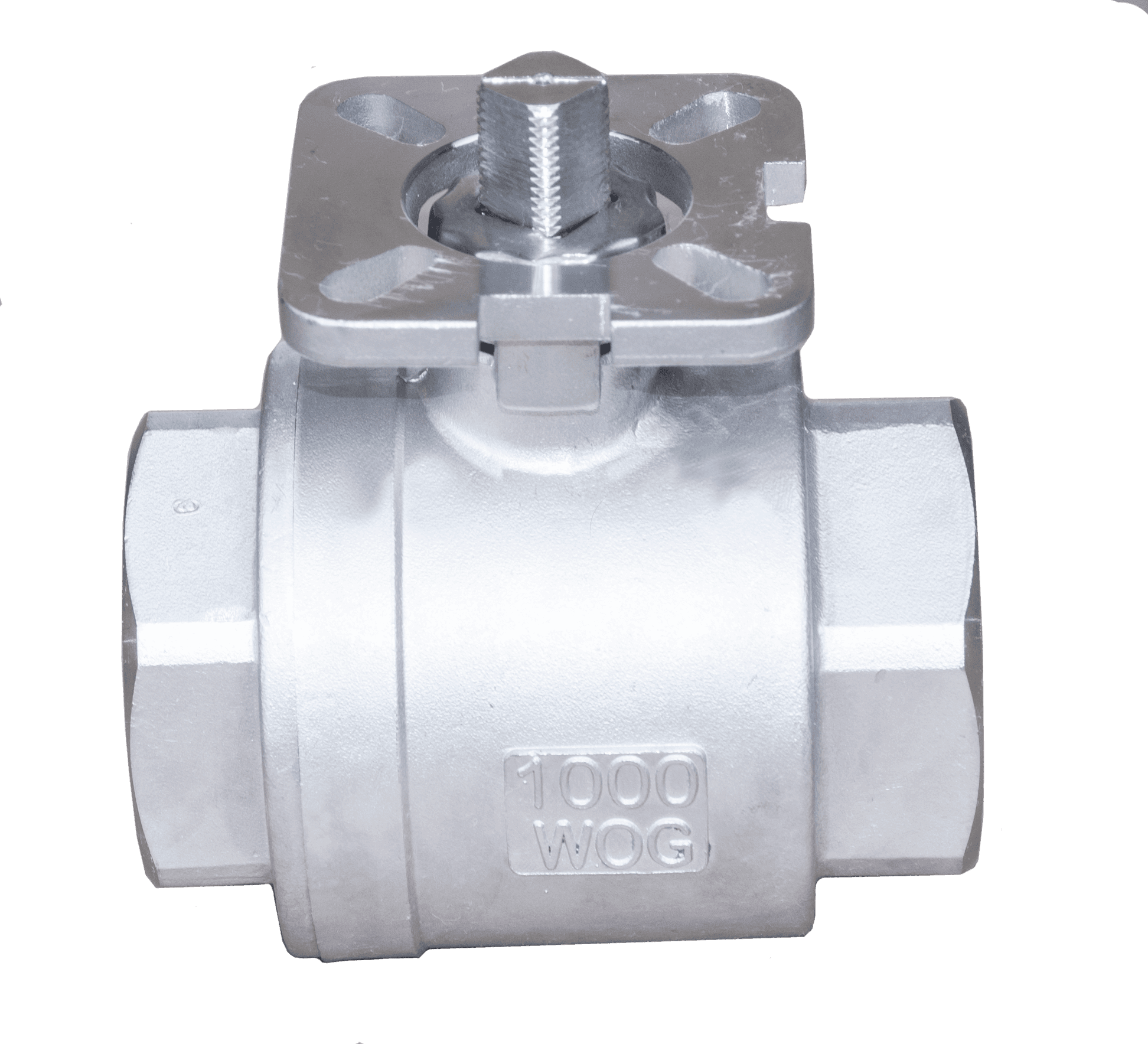 2PC Threaded High Mounting Pad Ball Valve - Image 2