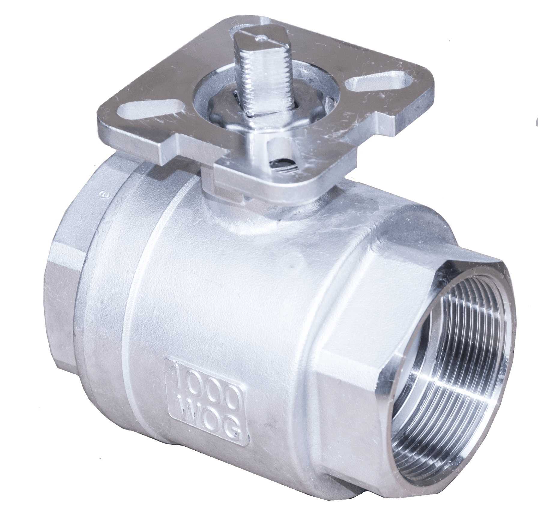 2PC Threaded High Mounting Pad Ball Valve - Image 3