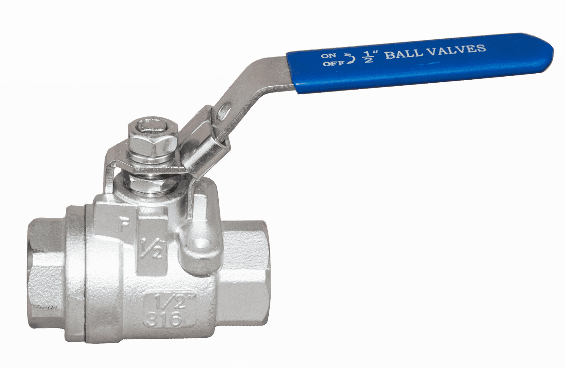 2PC Threaded Ball Valve 2000WOG - Image 1